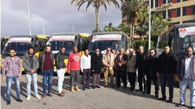 رئيس الجهاز: تشغيل 5 أتوبيسات مكيفة للنقل الداخلى بمدينة برج العرب الجديدة