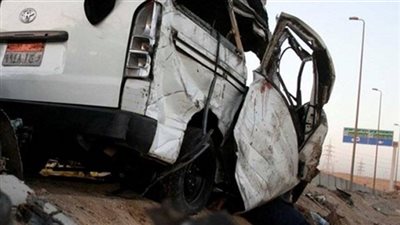 إصابه 18 معلما فى الكيلو 95 طريق الاسكندريه مطروح