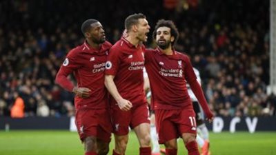 ليفربول يفوز على فولهام بثنائية.. ويتصدر الدورى الانجليزى.. فيديو