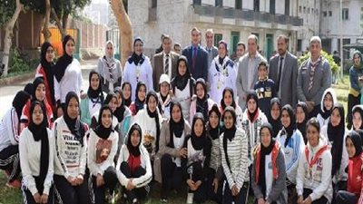 ختام فعاليات المعسكر الكشفي الفني بمدينة سوهاج الجامعية