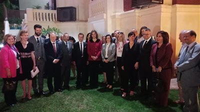 زيرة الهجرة تلتقي وفد غرفة التجارة والصناعة الأسترالية العربية على هامش زيارته إلى مصر 