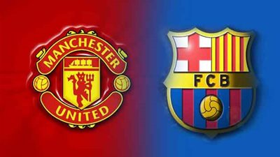 برشلونة ومانشستر يونايتد فى دورى ابطال اوروبا
