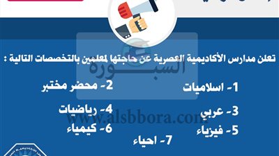 عاجل| كبري المدارس السعودية تعلن عن وظائف جديدة للمعلمين والمعلمات.. ننشر نص الإعلان