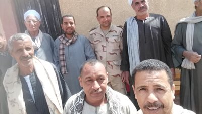 بالصور.. أهالي ومشايخ قرية الزوك الغربية بسوهاج  