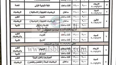 هام| التعليم تعلن عن موعد توزيع أرقام جلوس طلاب الثانوية العامة لهذا العام.. ننشر جدول الامتحانات