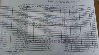 عاجل| التعليم تصدر بيانا بأسماء مدارس أولى ثانوي التى ستمتحن ورقيا