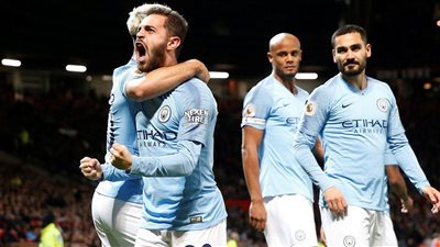 مانشستر سيتى يفوز على بيرنلى بهدف أجويرو