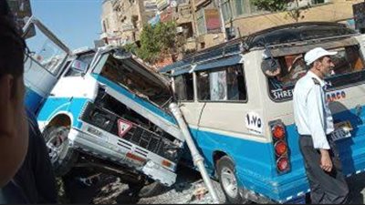 حادث مروع فجر العيد بسوهاج.. مصرع واصابة 21 فى تصادم مروع صباح اول ايام العيد 