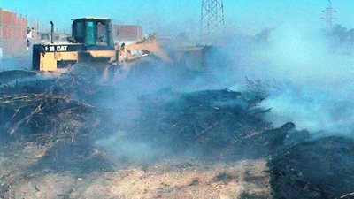 حريق هائل فى 9 منازل و14 حوش بطما وجهينة وإصابة 7.. ونفوق 22 رأس ماشية