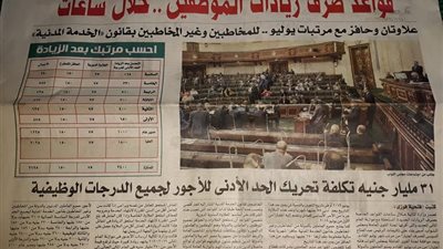 قواعد صرف زيادات الموظفين.. علاوتان وحافز مع مرتبات شهر يوليو.. للمخاطبين وغير المخاطبين بقانون الخدمة المدنية.. احسب مرتبك بعد الزيادة