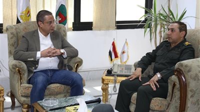 محافظ سوهاج يستقبل قائد المنطقة الجنوبية العسكرية