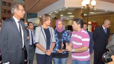 وزيرة الهجرة تتفقد الاستعدادات النهائية لمؤتمر الكيانات المصرية بالخارج