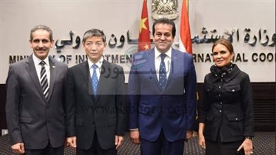وزيرا الاستثمار والتعليم العالي يوقعان منحة صينية لجامعة القناة  بقيمة 10 مليون دولار..صور