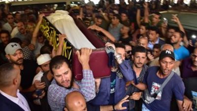 تشيع جثمان الراحل فاروق الفيشاوى من مسجد مصطفى محمود