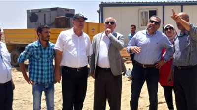 نائب وزير الإسكان للمشروعات القومية يتفقد مشروعات مدينتي المنصورة ودمياط الجديدتين