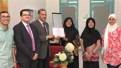 تدريب وتبادل طلابي لمكتب الاتحاد المصري لطلاب الصيدلة بجامعة هليوبوليس‎