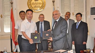بروتوكول تعاون لتبادل المعلمين بين مصر والصين وتدريبهم