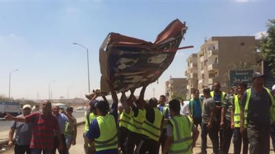 جهاز مدينة 6 أكتوبر يشُن عدة حملات لإزالة التعديات ورفع الإشغالات بالحي الـ12 والمتميز ومحيط المنطقة الصناعية