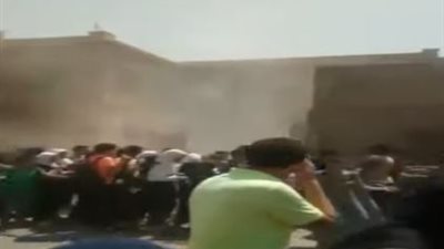 التفاصيل الكاملة بشأن حريق مدرسة نجع حمادى.. واخلاء طلابها