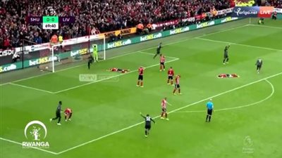 هدف فوز ليفربول على شيفيلد يونايتد.. والخطأ الكارثى من الحارس