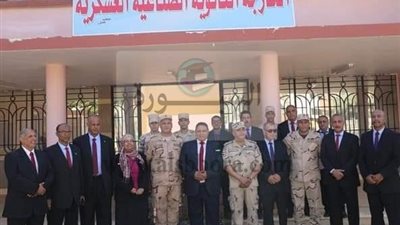 التداوي يشهد إفتتاح مدرسة الخارجة الثانوية الصناعية العسكرية بالمدينة 