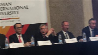 رئيس مجلس أمناء الالمانية الدولية : سعيد بالإنجازات التى حدثت فى مصر والعاصمة الادارية والتطور السريع 