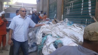 ضبط  15 طنا و645 كجم ردة مجهولة المصدر بسوهاج