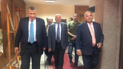  مدير تعليم الإسماعيلية يستقبل وفد اتحاد المعلمين العرب اثناء زيارته لقناة السويس