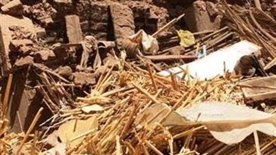 إنهيار منزل بطما.. وهبوط أرضى بمنزلين بشندويل المراغة