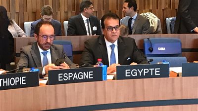 وزير التعليم العالي يلقي كلمة مصر أمام الدورة 207 لمنظمة اليونسكو بباريس