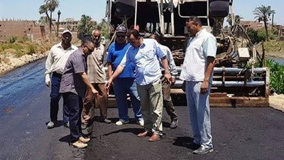 محافظ سوهاج: رصف  طرق بتكلفة 10 مليون جنيه بمراكز المنشاة وأخميم وطهطا