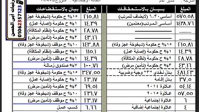 طريقة احتساب الحد الادنى للأجور للمعلمين والاداريين.. احسب مرتبك.. فيديو