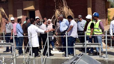 رئيس الشركة: لجنة وزارية لمتابعة تحويل محطتي صرف ‏صحي لنظام المعالجة الثلاثية بسوهاج