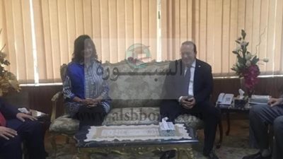 وزيرة الهجرة تصل جامعة طنطا لإطلاق مبادرة 