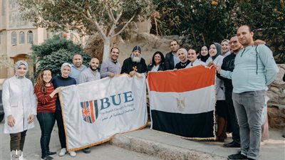 الجامعة البريطانية تنظم قافلة طبية لدير سمعان الخراز لعلاج مشكلات الأسنان