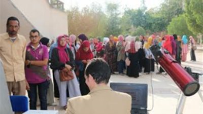جامعة جنوب الوادى ترصد عبور كوكب عطارد أمام الشمس من مقر الجامعة