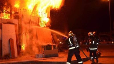 عاجل.. حريق هائل بجراج اسفل كوبرى بولاق الدكرور