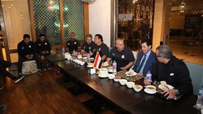 وزير الرياضة للاعبي المنتخب الاوليمبي: أسعدتم  الجميع بأدائكم الرجولي والجماهير المصرية تؤازركم غدا  