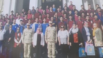 طلبه تعليم القاهره فى مصنع الرجال وعرين الأبطال