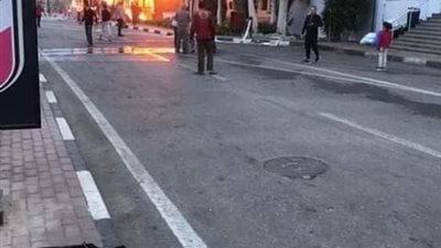 السيطرة على حريق فى النادى الاهلى.. صور 