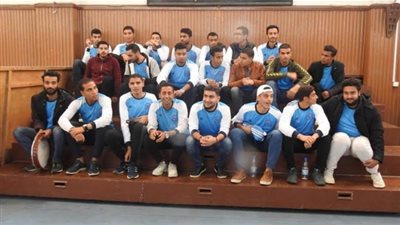 طلاب جامعة السويس في زيارة للمعهد الفني للقوات المسلحة