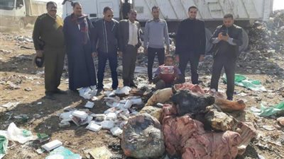 إعدام 717 كيلو جرام لحوم غير صالحة وتحرير 97 محضر تموينى بسوهاج