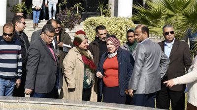 رئيس جامعة القناة تتفقد اول أيام  إمتحانات نصف العام في 7 كليات