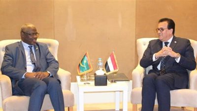 وزير التعليم العالي يستقبل نظيره الموريتاني لبحث أوجه التعاون المشترك بين البلدين