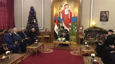 طارق شوقي يترأس وفد من قيادات التعليم لتهنئة البابا تواضروس بعيد 