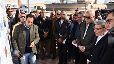 وزير الإسكان ومحافظ المنيا يتفقدان محطة معالجة الصرف الصحي بمدينة المنيا الجديدة بطاقة 20 ألف م3 يومياً للمرحلة الأولى