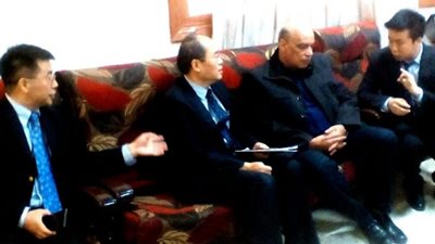 الوفد الصينى يتفقد مدرسة الأقصر الصناعية الميكانيكية العسكرية