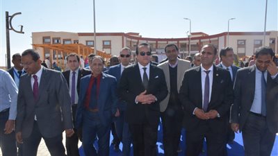 وزير التعليم العالي يتفقد منشآت جامعة أسوان بمدينة أسوان الجديدة