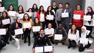 كلية تكنولوجيا الإدارة بالألمانية بالقاهرة تنظم مسابقة محاكاة في مجال إدارة الأعمال 