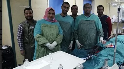 وحدة القسطرة التداخلية بمستشفى قنا الجامعي تسهم في انقاذ سيدة دون اللجوء لجراحة القلب المفتوح
